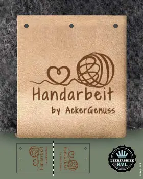 Cork Leather Labels