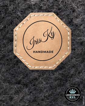 24 Custom Leather Labels with Logo | Personalised Leather Tags for Clothing | Leather Labels | Leather Tags
