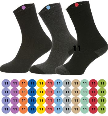 48 Opeenvolgend genummerde labels voor kleding | Labels voor sokken | Labels met initialen