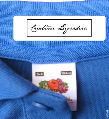 Personal Labels For Clothes